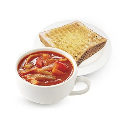 Borscht with Thick Toast