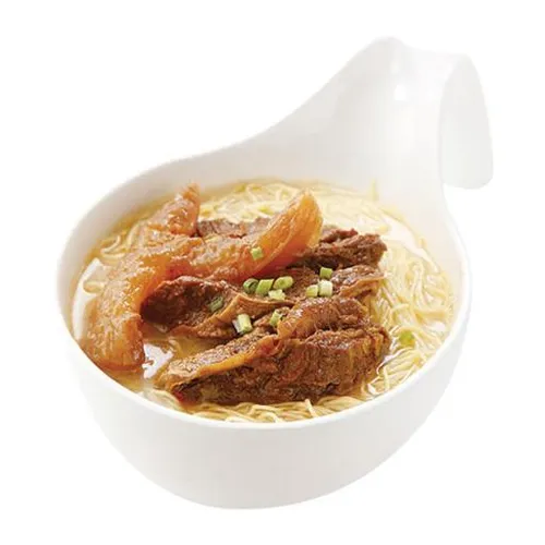 Satay Beef Brisket and Tendon in Soup with Noodles