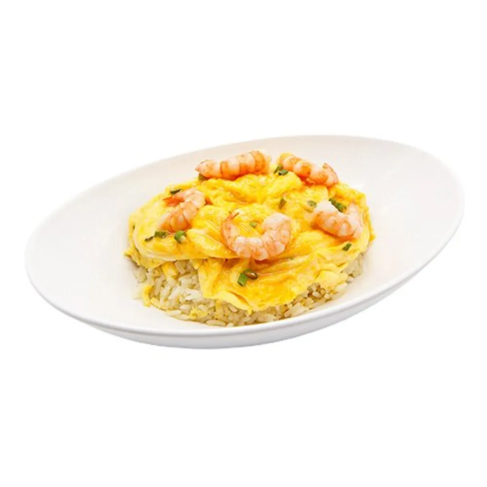 Scrambled Egg with Shrimps Fried Rice