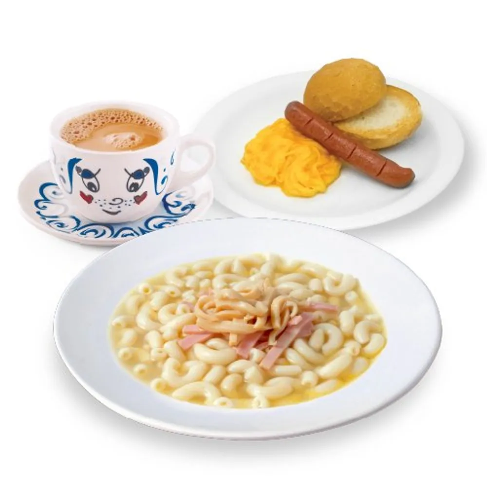 Set A 仿鮑魚絲火腿通粉 Macaroni with Shredded Imitation Abalone and Ham