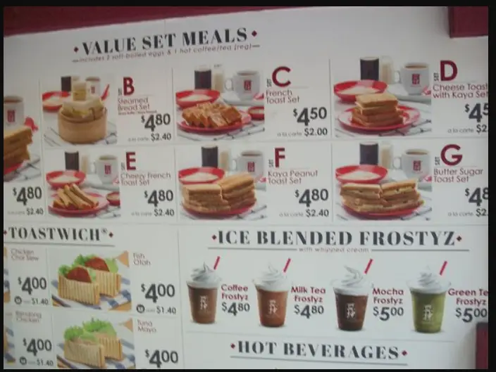 Y Kun Kaya value set meals prices