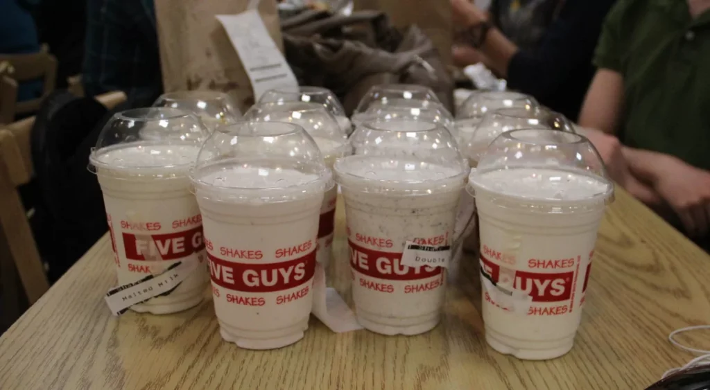 Five guys singapore shake