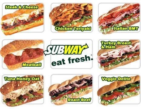 subway items