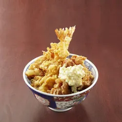 Ebi Tempura Tartar Fried Chicken Don