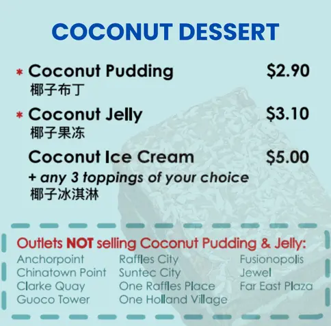 Coconut Desserts