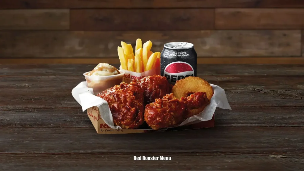 Red Rooster menu