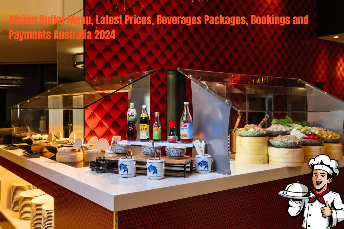 Attrium Buffet Crown Perth Menu and Prices