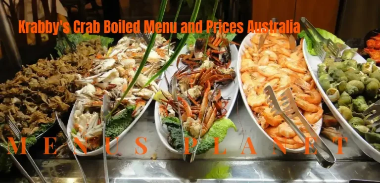 Krabbys Crab Boiled Menu and Prices Australia 2025